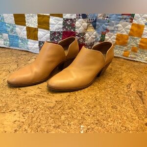 Madewell Tan Gloria Shoe Boot in Leather size 8